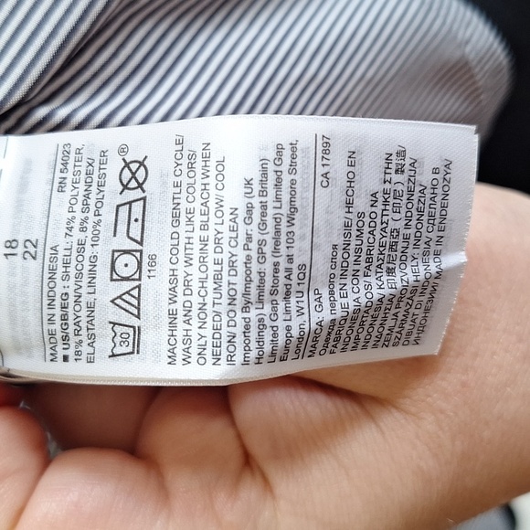 Gap Women's Classic Black Blazer Size 18 - Picture 11 of 12